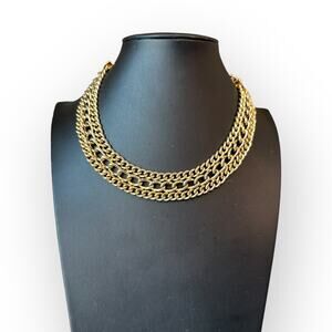 Karu Arke Inc Multi Chain Goldtone Necklace